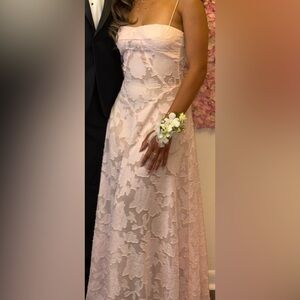 Light pink floral dress